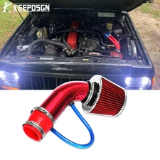 For Jeep Cherokee XJ 3" Cold Air Intake Filter Induction Kit High Flow Pipe Hose