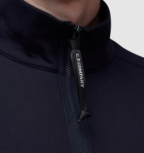C P Company Diagonal Raised Fleece Sweatshirt Navy, Size XXL, RRP £285 - Picture 3 of 6