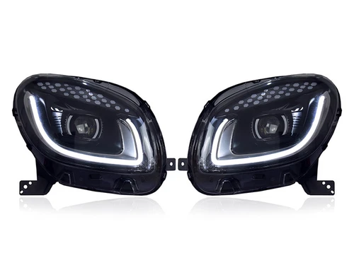 For Mercedes-Benz Smart 453 2014-2020 Clear LED Headlight Assembly Front Lamps - Bild 5 von 11