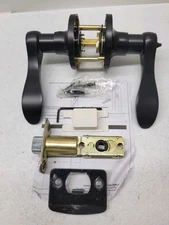 Door Lock Black Door Lever Handle Interior Door Lock Privacy Door 6 PACK