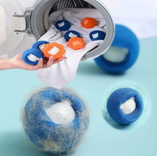 5pcs Pet Hair Remover Laundry Balls &ndash; Reusable Washing Machine Fur Catcher - NEW