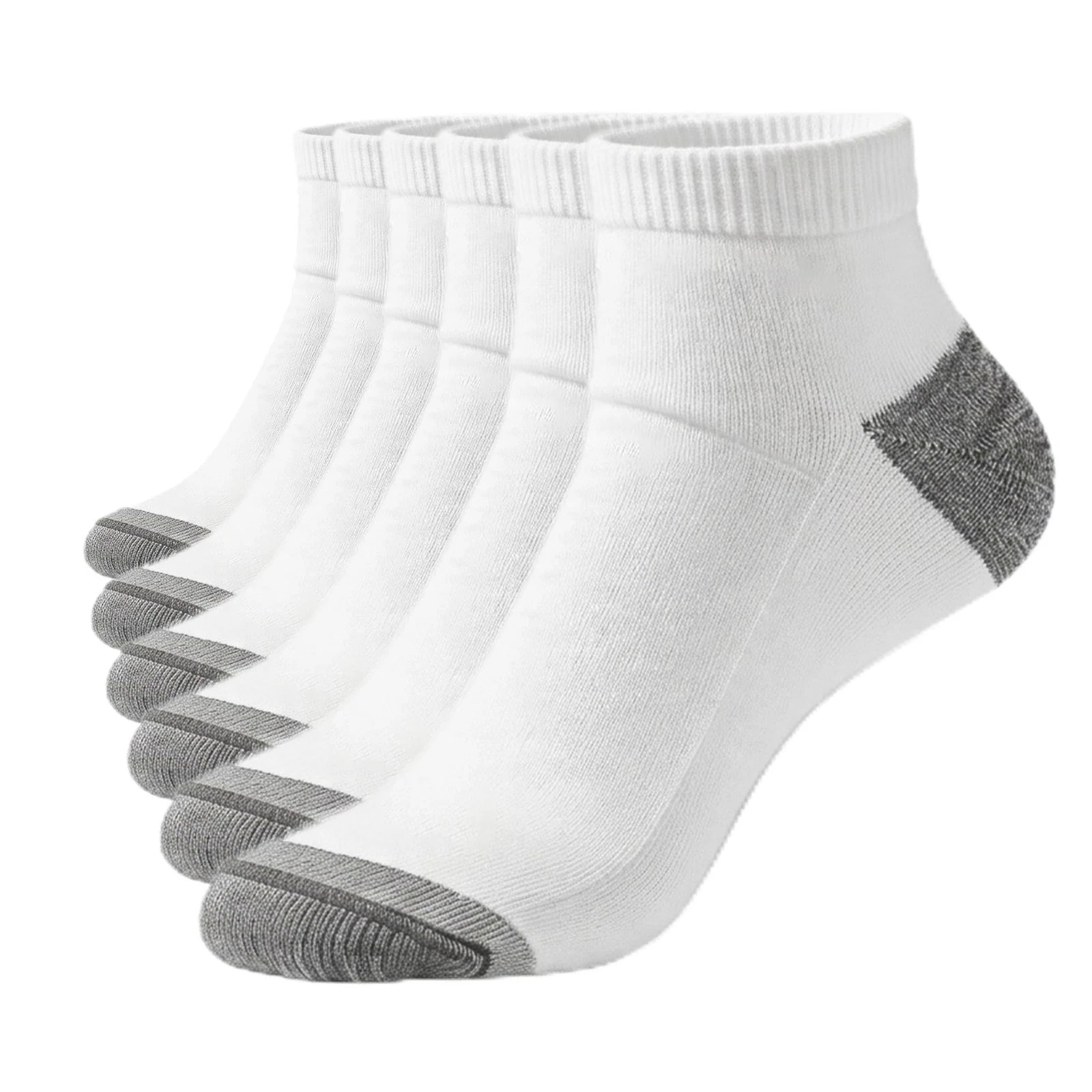 Cushioned Ankle Socks 3 Pairs, Moisture Wicking Athletic Running Socks for Me...