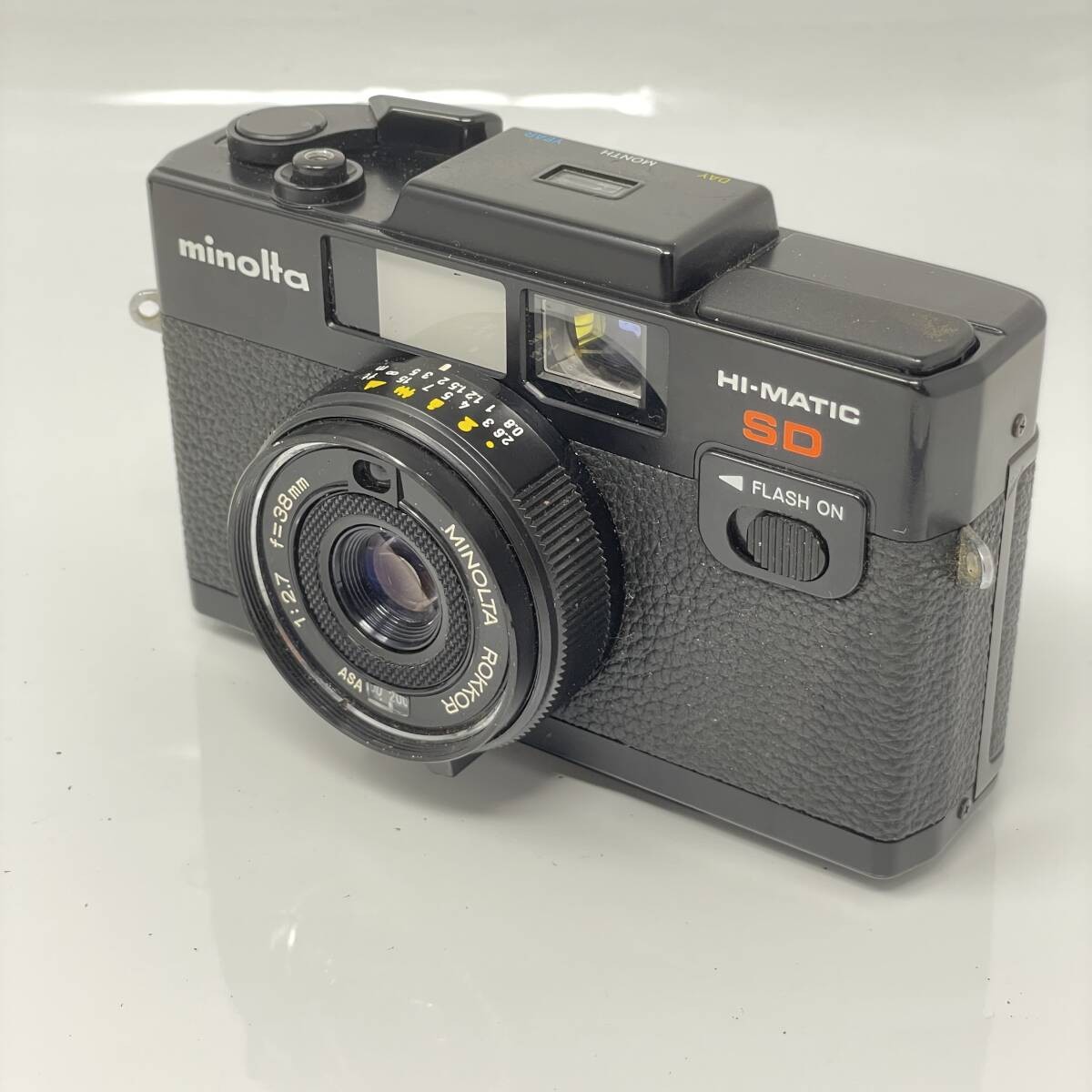 Minolta Hi-Matic SD 38mm F2.7 Rangefinder Camera Used, Fair