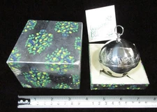 Vintage Wallace 1982 Annual Silver Plate JINGLE SLEIGH BELL Christmas Ornament