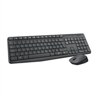 Maus Tastatur Set - Kabellos - Logitech - MK235 - Azerty - Graphite - Def