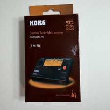 KORG TM-50 Tuner Metronome Black Tested Working