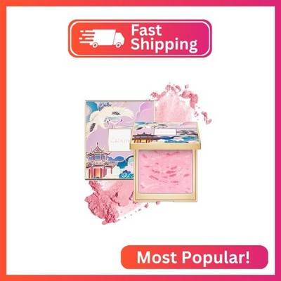 CATKIN Powder Blush for Cheek Blusher Natural Shimmering Blush & Highlight 2 in
