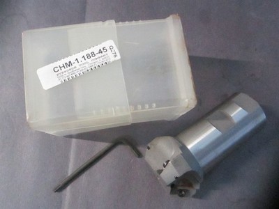 Everede Tool CHM-1.188-45 Indexable Chamfer & Angle End Mill 