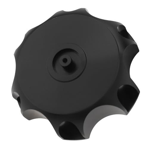 CNC Fuel Tank Cap Set, 48.5mm ATV Gas Cap with Breather Tube Air Vent Hose for 