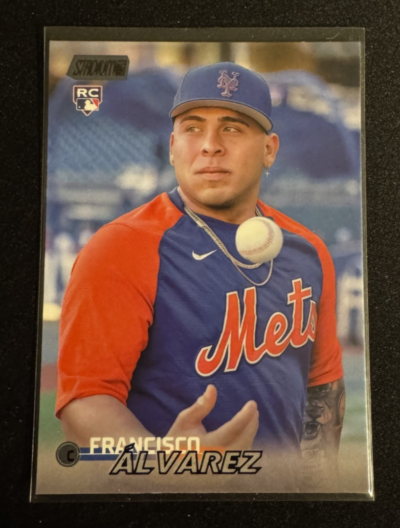 2023 Topps Stadium Club #207 Francisco Alvarez New York Mets Black Foil