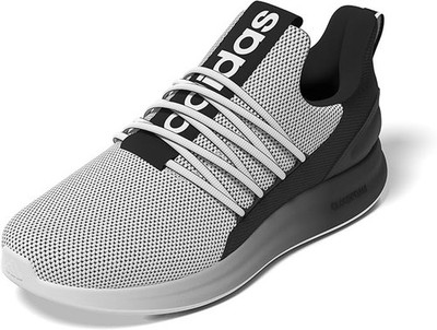adidas Men's Lite Racer Adapt 7.0 Sneaker, White/Black/White, 9.5 New In Box