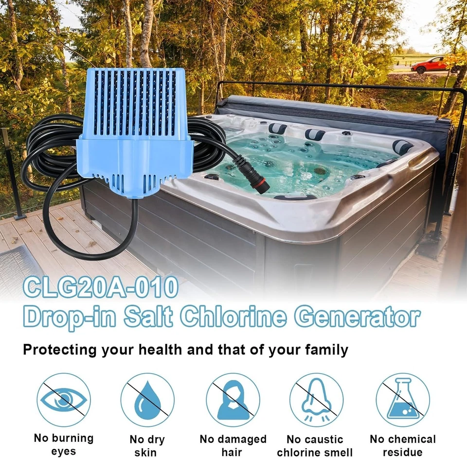 CLG20A-010 Salt Chlorine Generator Compatible with Saltron Mini Salt System - Photo 4/4