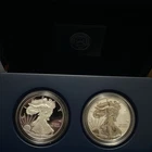 2012-S  San Francisco Proof and Rev. Proof 2-Two Coin American Silver Eagle Set