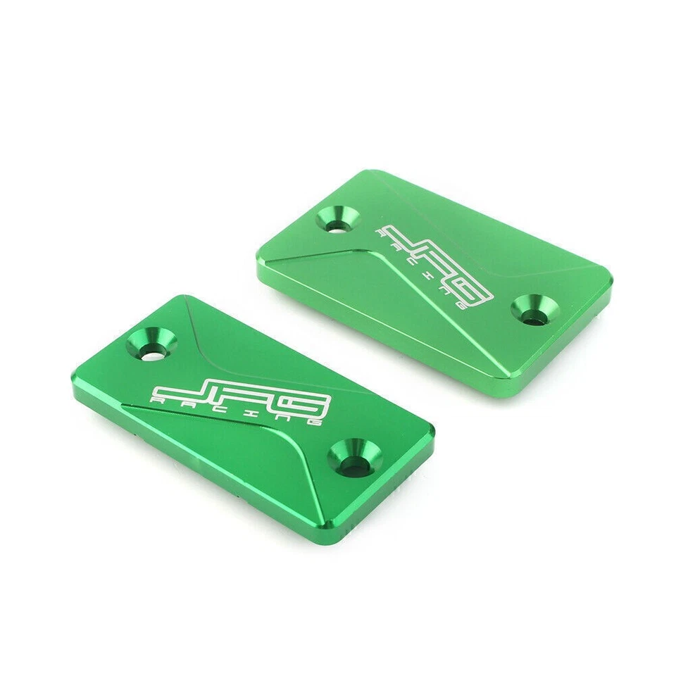 Cubiertas de líquido depósito de frenos delantero trasero para Kawasaki KLX125 150S KLX250 300 Foto 4 de 4