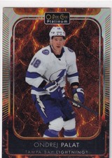 21/22 OPC PLATINUM ONDREJ PALAT HOT MAGMA BASE PARALLEL /499 #75