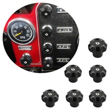 Bevinsee 6x Aluminum Dash Control Knob Dash Knobs Kit For Jeep Cj5 Cj7 Cj8 76-86