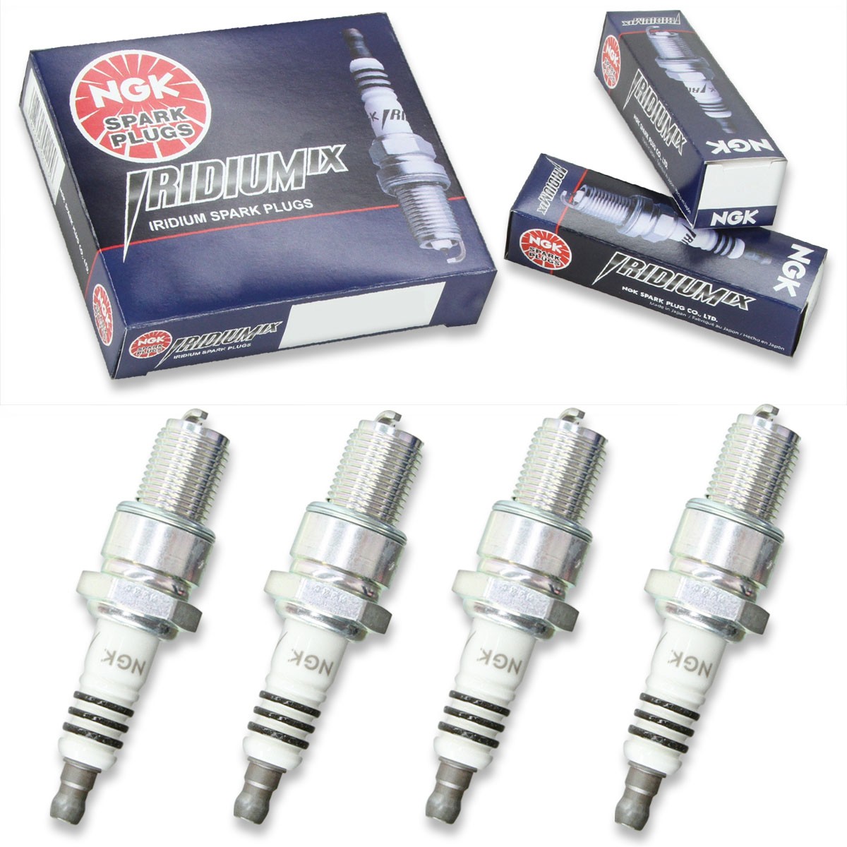 4pcs 00-01 Ski-Doo MXZ NGK Iridium IX Spark Plugs 800 Kit Set Engine rj