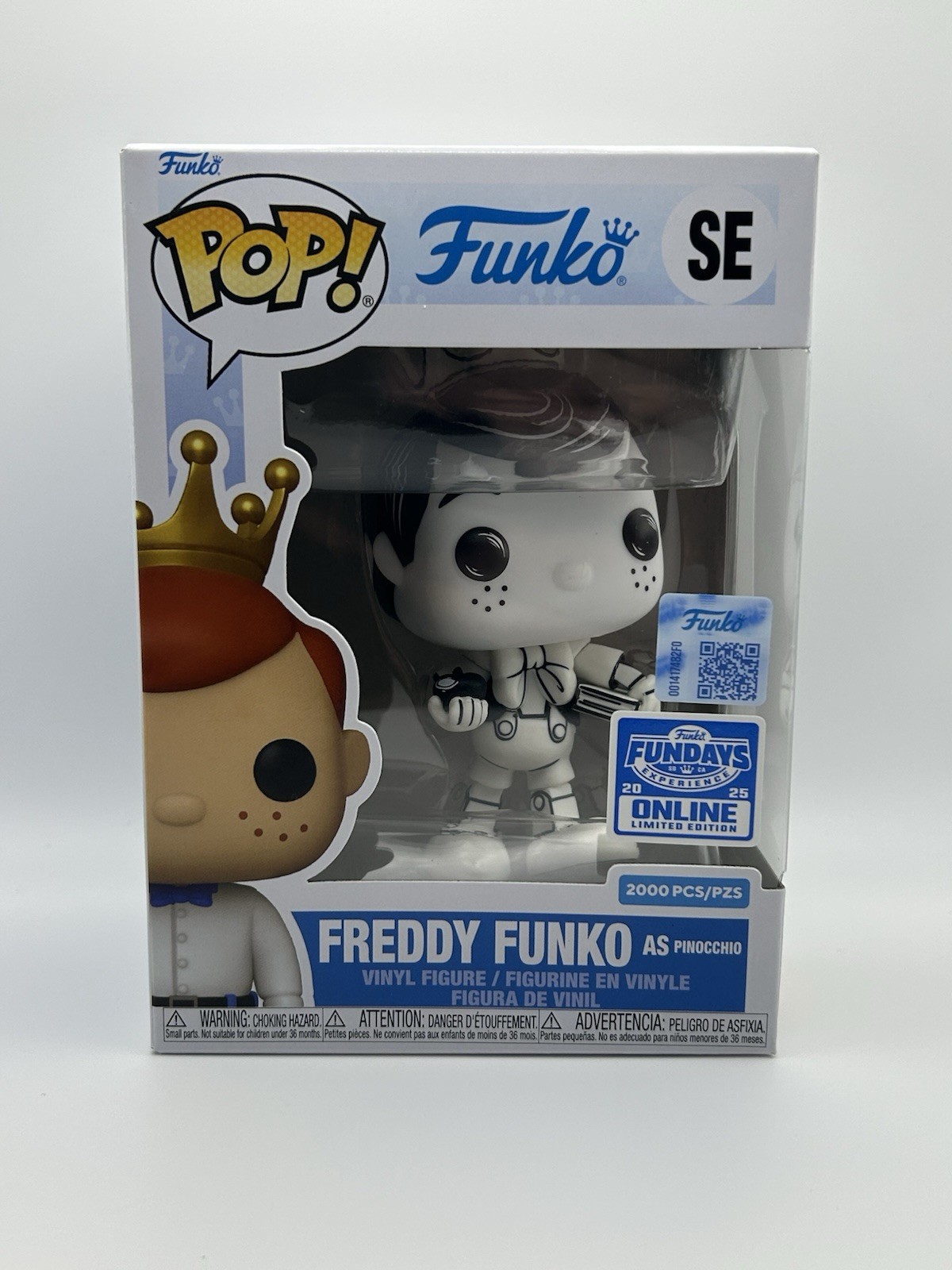 Funko Pop! Freddy Funko As Pinocchio LE 2000 B&W FunDays 2025 Online + Protector