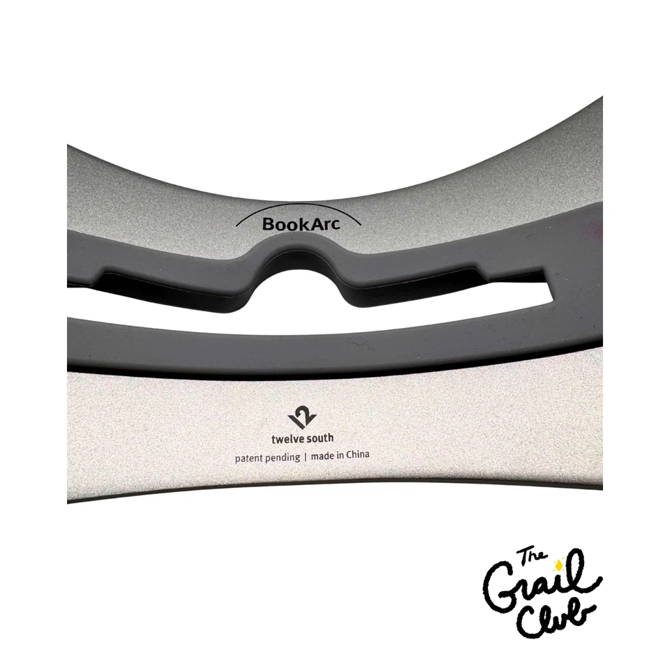 Twelve South BookArc Stand w/ 2 Inserts - Silver Aluminum - Free Shipping - Image 3 of 4