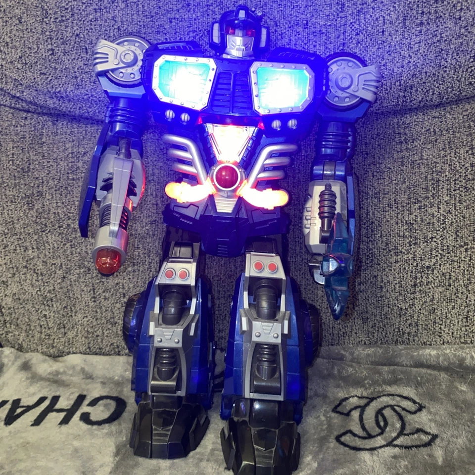 TRANSFORMERS  - ROBOT - HAPPY KID TOY GROUP - 2012 - 14" TALL , GOOD CONDITION. - Image 2 of 4