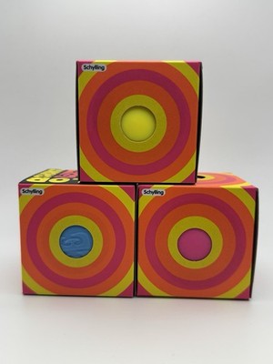 NeeDoh Color Changing Squishy Toy | Lot of 3 - 1 Yellow, 1 Pink, 1 Blue