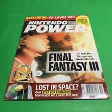 Nintendo Power Magazine Final Fantasy 3 Vol. 208 October 2006 With Comic Book
