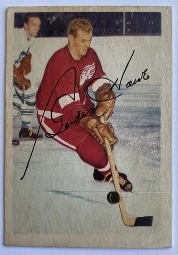 1953-54 Parkhurst #50 Gordie Howe Detroit Red Wings