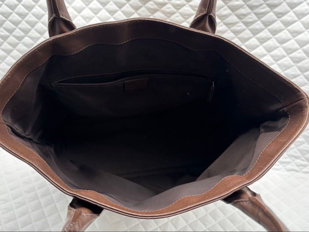 GUCCI  GG Canvas Tote Bag Brown 002 1093 — image 8