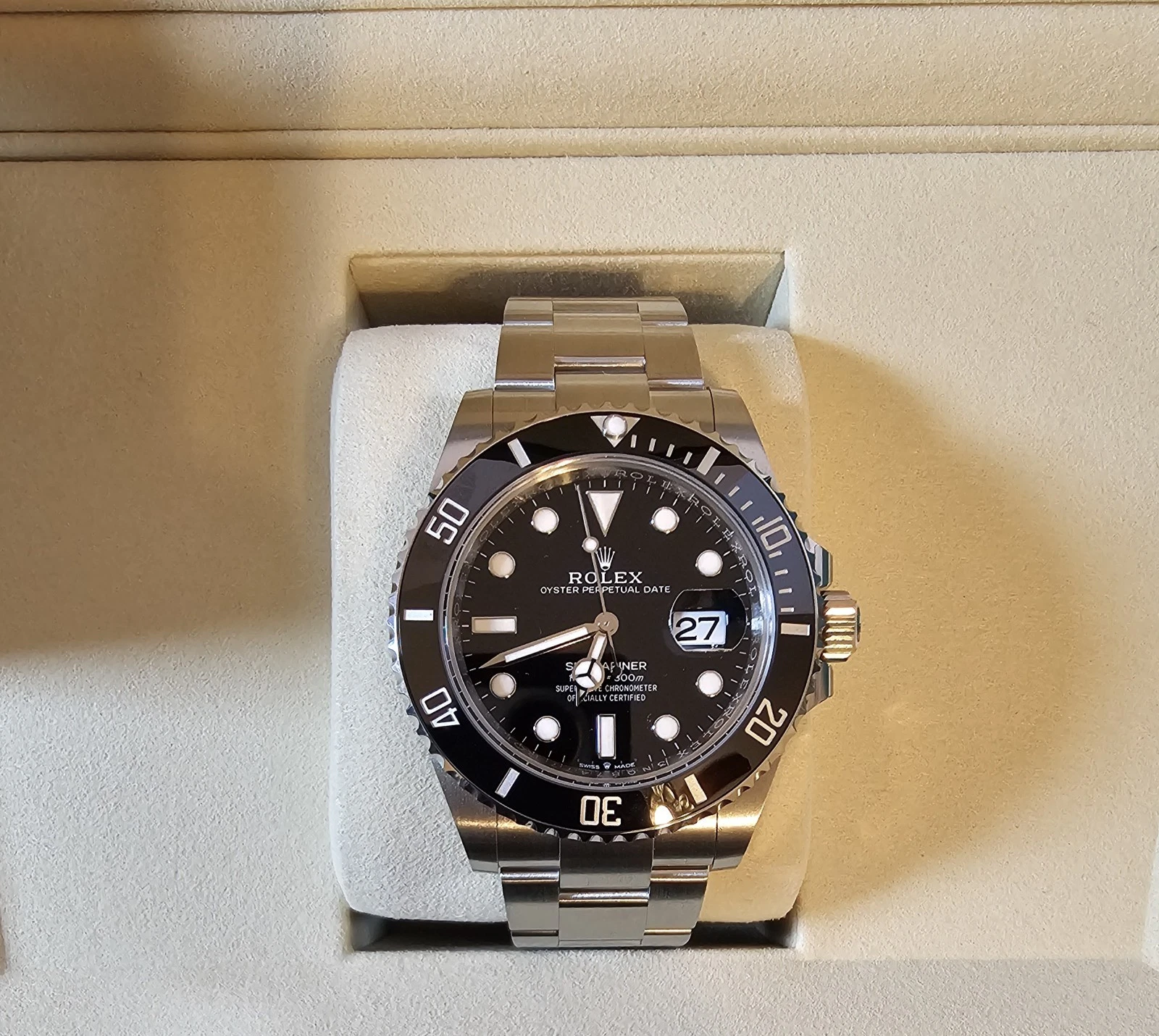 2025 Rolex Submariner Date 41mm Watch Steel Black Ceramic 126610LN Box Papers