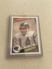 1984 San Diego Chargers Football Topps Team Set (Fouts, Winslow)