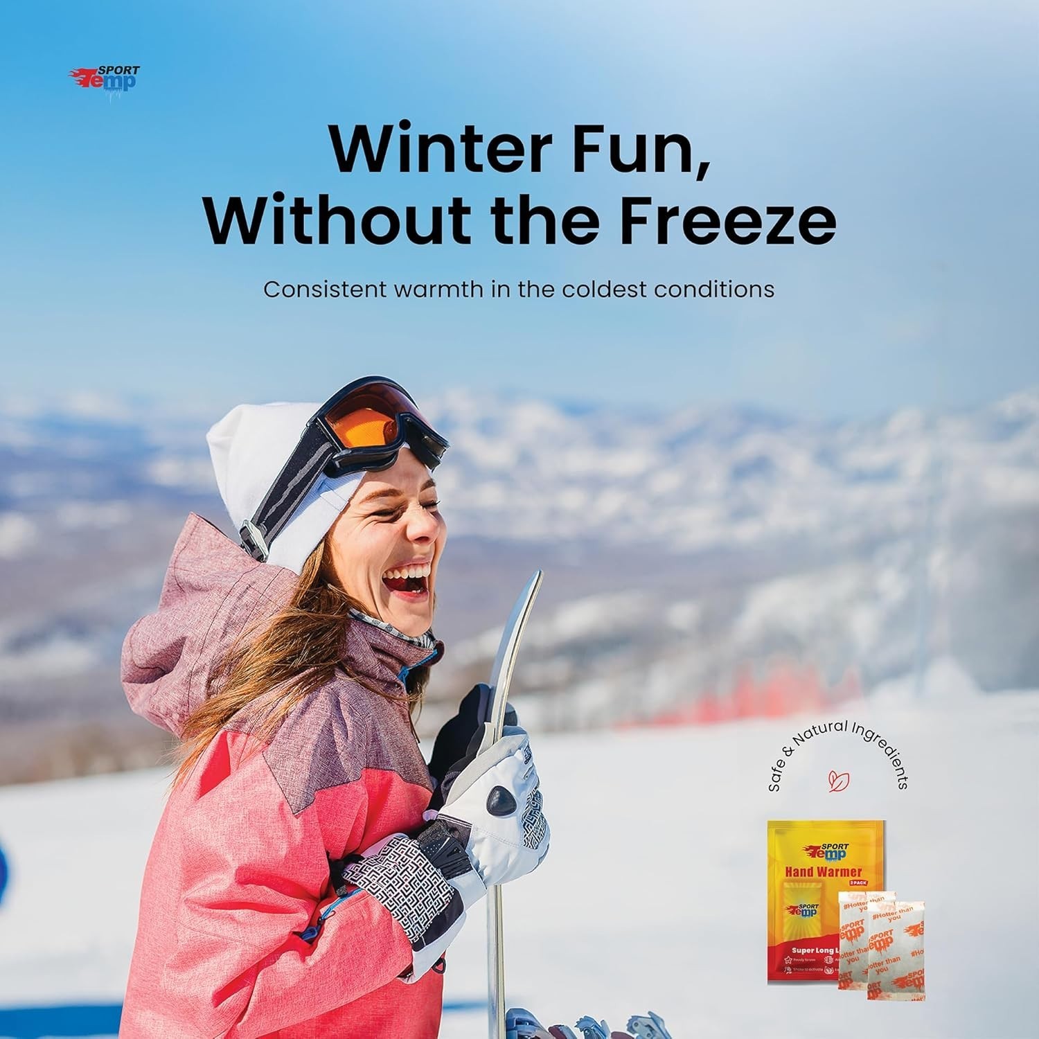 Essential Air Activated Hand Warmers - 45 Pairs for Outdoor Winter Adventures thumbnail 5