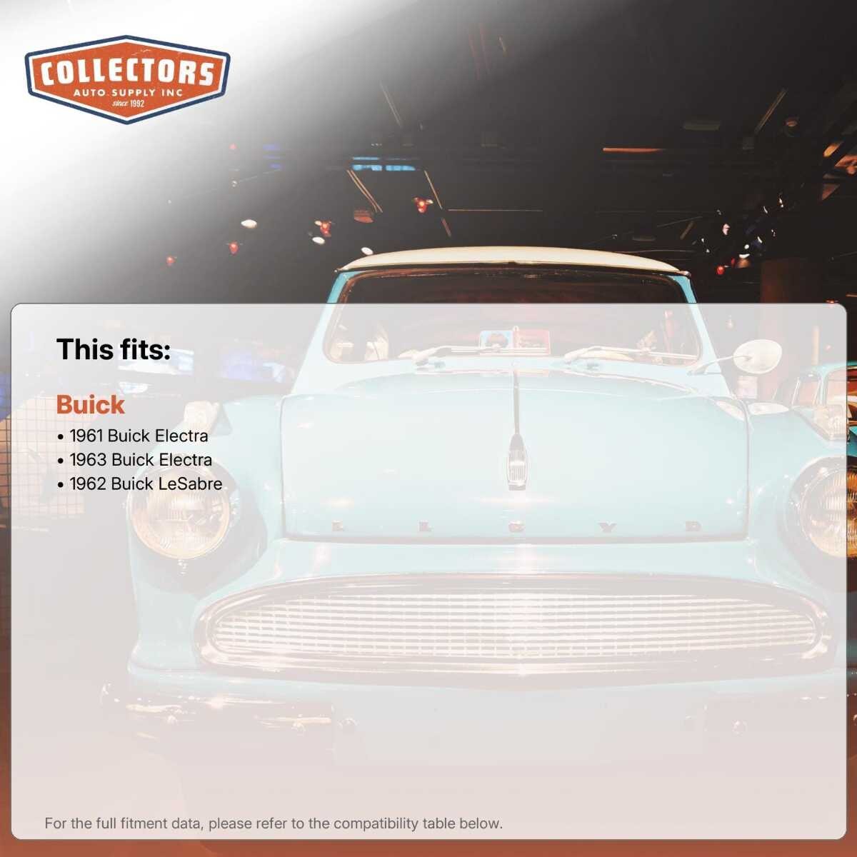 Complete Interior Insulation Kit for 1961-1963 Buick