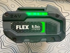 Flex FX0221 24V 8.0Ah Lithium-Ion Battery, Double-Sided Fuel Gauge 0130A