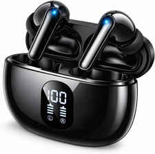 Bluetooth Wireless Earbuds Headset Headphones Compatible with iPhone and Samsung