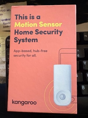 Kangaroo Home Security Motion Sensor - White BRAND NEW