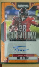 2025 Panini Prizm Draft Picks - Draft Picks Autographs Tahj Brooks #DPA-TBS...