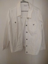 Women's White Jeans Jacket
