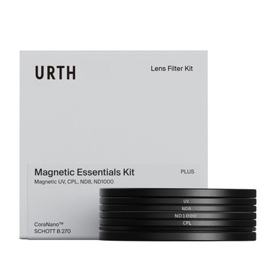 Urth 55mm 4-in-1 Magnetic Lens Filter Kit (Plus+) -UV, CPL, Neutral Density N...