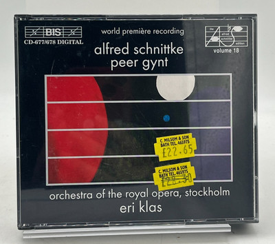 Alfred Schnittke: Peer Gynt Orchestra Of The Royal Opera Stockholm 2CD Set 1994