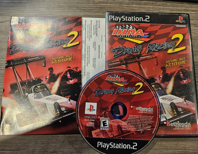 IHRA Drag Racing 2 (Sony PlayStation 2, PS2) - CIB w/Manual & registration