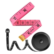 2 Pack Tape Measure Measuring Tape for Body Fabric Sewing Tailor Cloth Knitti...