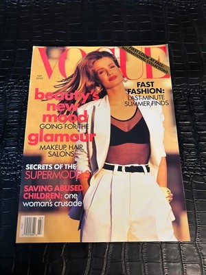 JULY 1991 VOGUE fashion magazine - NICE | eBay