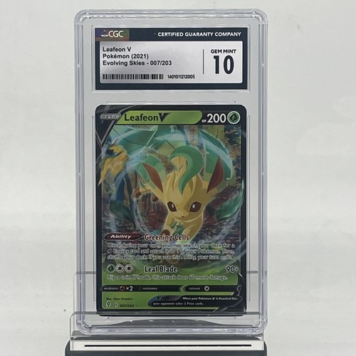 Leafeon V graded CGC 10 for sale on eBay
