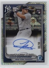 2024 Bowman Chrome Rookies Mega Box 86/99 Jasson Dominguez Domínguez Auto v9t