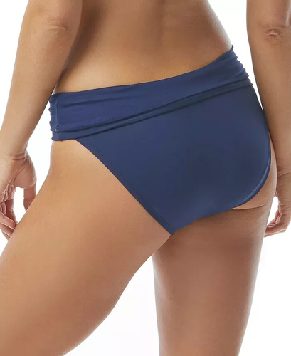 Coco Reef Women's Bikini Swim Bottoms High Waist Ruched Navy Solid Size XL New - Picture 4 of 4