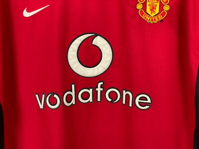 MANCHESTER UNITED 2002/04 Rio Ferdinand 6 NIKE Home Football Kit