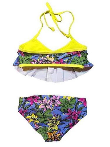 Roxy Girl's Kids 2 Piece Tankini Bikini Swim Bathing Suit Top Bottom Set 1093096 - Picture 6 of 12