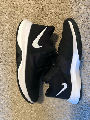 Nike Air Precision 2 Black White Size 9.5 AQ3521-001 Nike Air Precision 2 NBK Black White Men main image 2