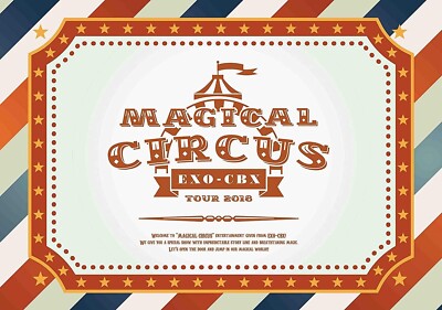 New EXO-CBX MAGICAL CIRCUS TOUR 2018 Limited Edition 2Blu