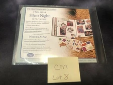 Scrapbooking Crafting CREATIVE MEMORIES Stickers Lot 8 HOLIDAY SILENT NIGHT